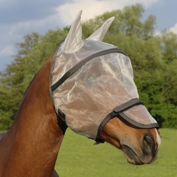 Equitheme Protec Fly Mask With Ears & Nose Protection