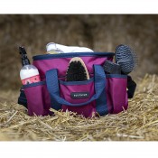 Equitheme Burgundy & Navy Multi Pocket Grooming Kit Bag