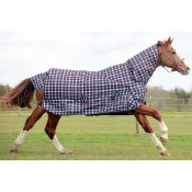 Rhinegold 1000D 320g Glacier Check Heavyweight Combo Turnout Rug