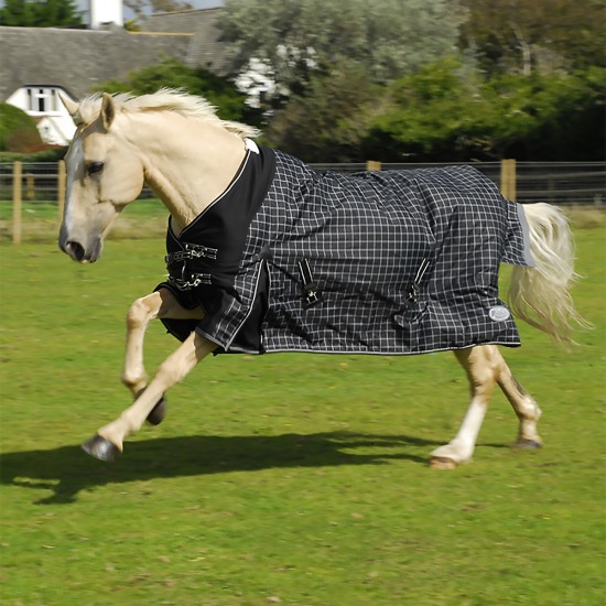 Rhinegold 600D 100g Montpelier Check Turnout Rug