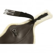 Norton Pro Leather Sheepskin Lined Belly Protector  (Stud) Girth