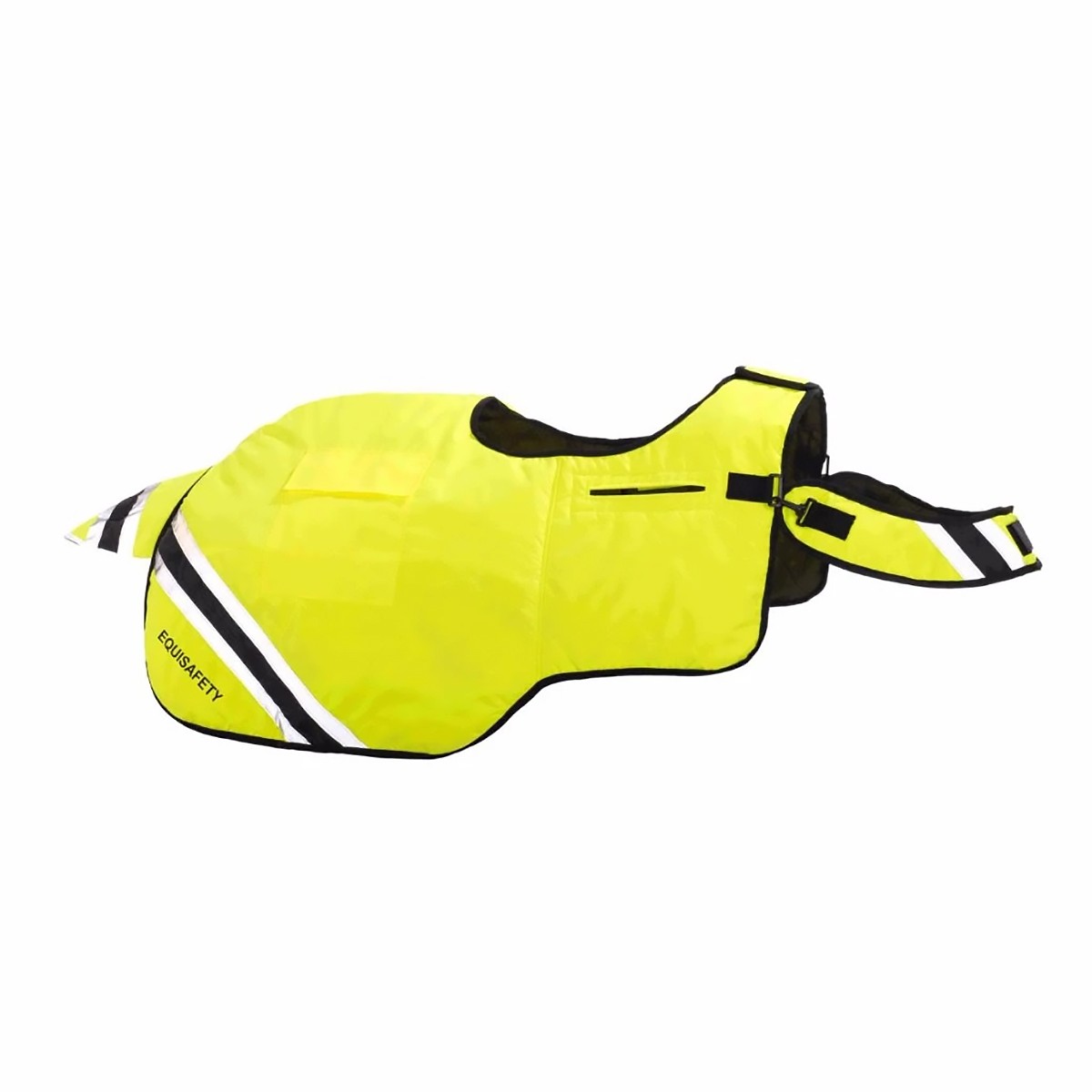 Equisafety Winter Hi Vis Yellow Wrap Around Exercise Sheet