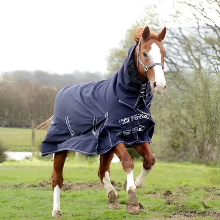 Rhinegold 600D 100g Arizona Combo Navy Turnout Rug