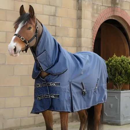 Rhinegold 600D 100g Arizona Combo Navy Turnout Rug