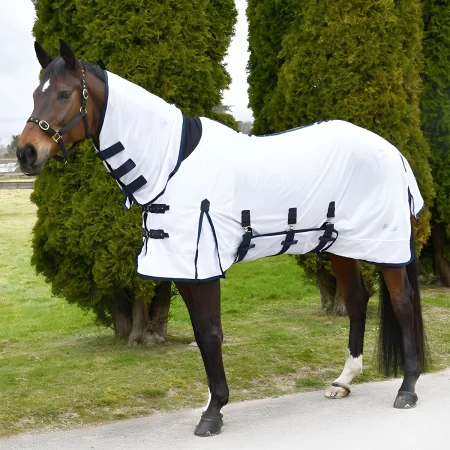 Rhinegold Africa White Combo Fly Rug