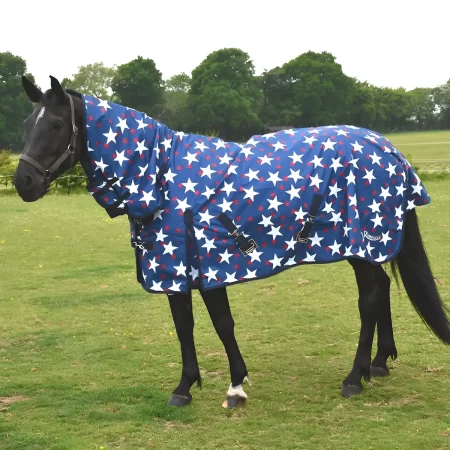 Rhinegold Stars Torrent 0g Lightweight Combo Turnout Rug