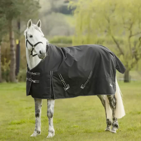 Rhinegold Torrent Black Lightweight Turnout Rug