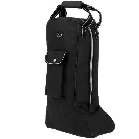 Riding World Black Long Boots Bag