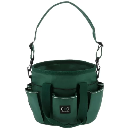 Riding World Green Multi-Pocket Grooming Kit Bag