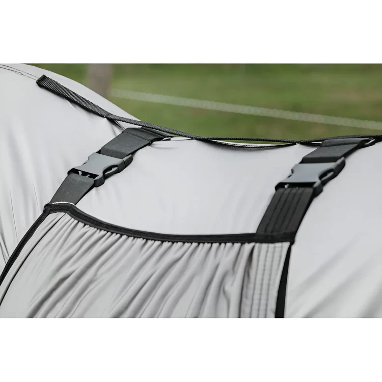 Riding World Grey Sweet Itch Rug