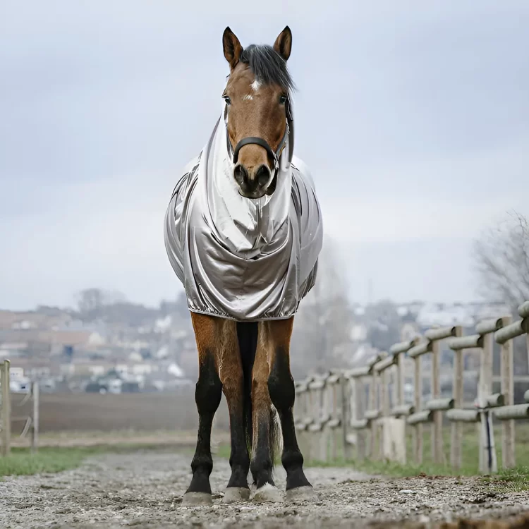 Riding World Grey Sweet Itch Rug
