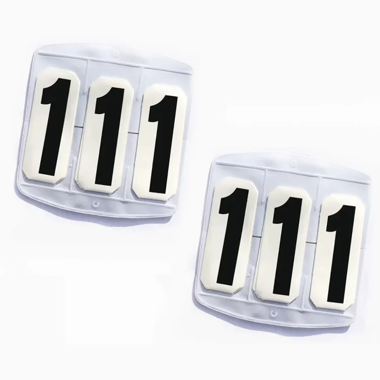 saddle cloth numbers