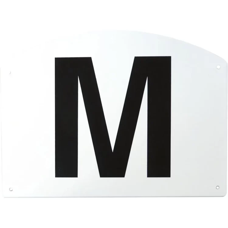 Set Of 12 Plastic Screw On Dressage Arena Letters