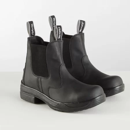 Toggi Kodiac Protective Steel Toe Cap Black Jodhpur Boots